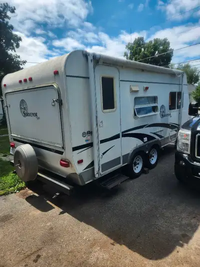 2005 21ft Surveyor Hybrid Travel Trailer has ownership,new flooring,all electrical and propane work....