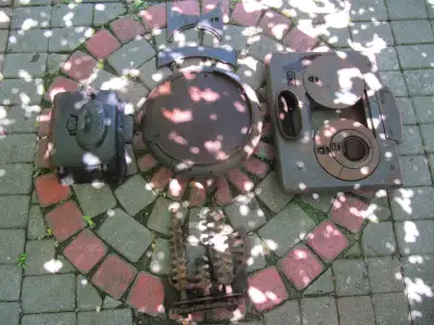 Up for sale is a vintage wood burning stove made by the Guelph Stove Company in 1914. Part of an est...