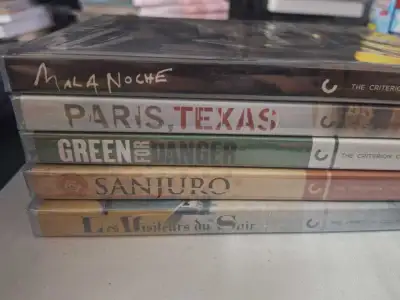 Criterion 5 New Sealed Criterion Collection DVD's, View more