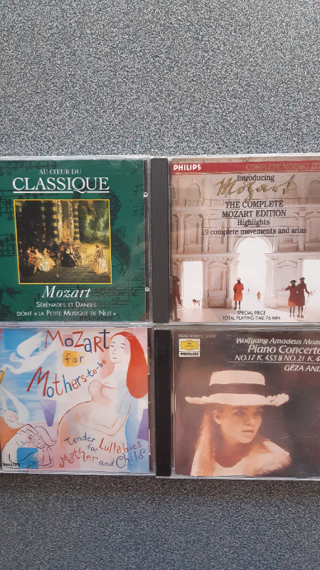 Cd musique Mozart Music CD dans CD, DVD et Blu-ray  à Lévis