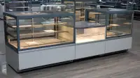 Low profile pastry bakery display cases, 3ft 4ft