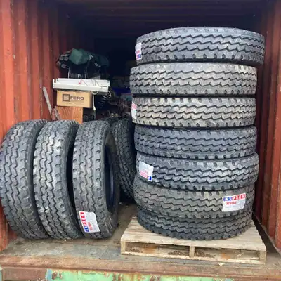 12-11-24.5 Kaspen trailer tires new call or text 2043253424