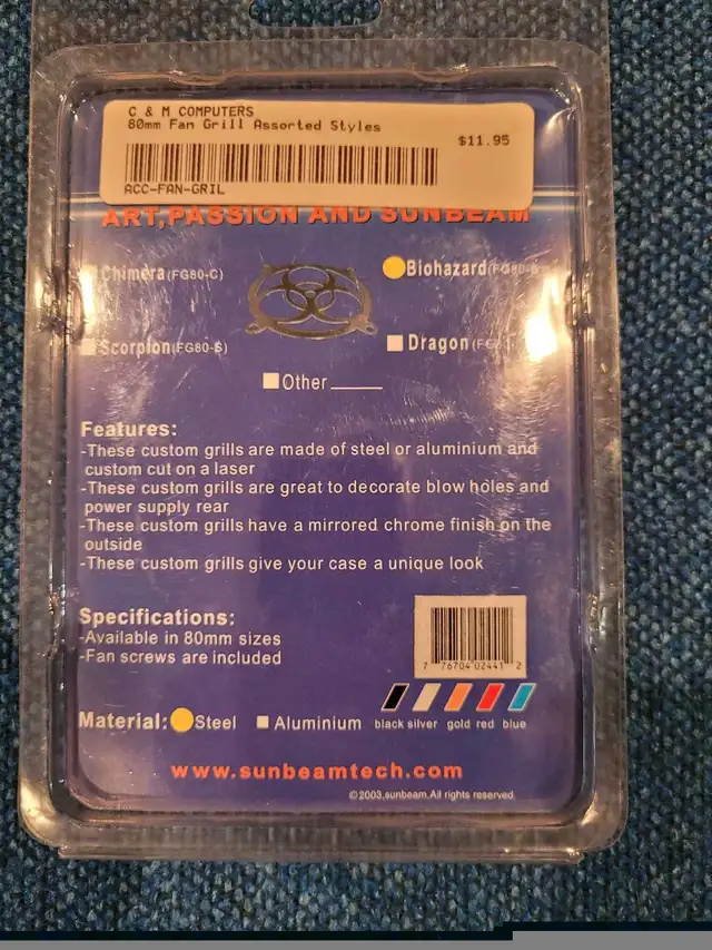 Fan grills for 80mm fans on PC case in Other in Sudbury - Image 8