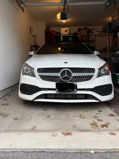 The CLEANEST IN MARKET!! ￼LOW KMs 2017 Mercedes-Benz CLA White exterior • Black leather interior Onl...