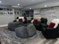 Three-Piece Theatre Room Couch Set