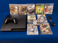 Playstation 3 with 10 Games & Official Controller! $110