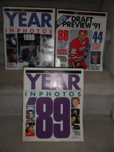 1990-91 The Hockey News Magazines 3 for $20. Smoke free, View more