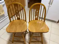 Counter height swivel stools $80 for both 