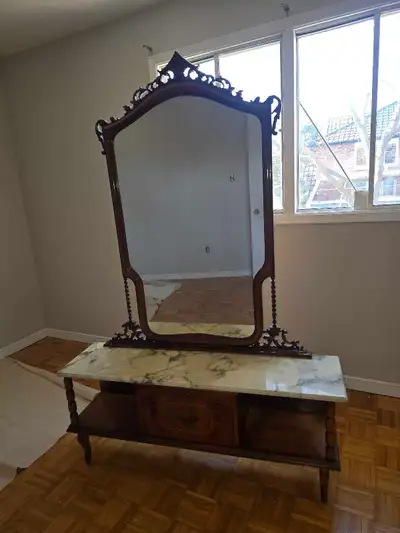 Vintage Low Vanity Marble Top, View more