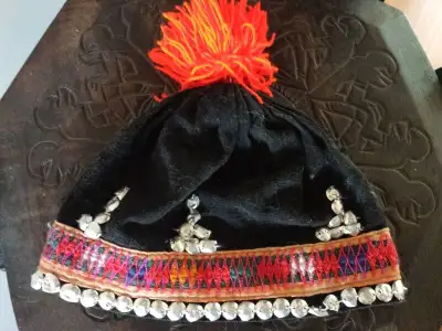 Hmong handmade child jacket and Hat, View more