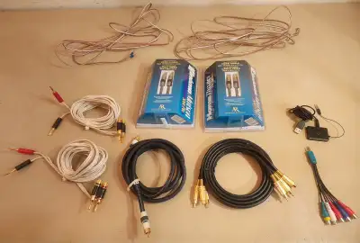 Audio/Video Cables, Speaker Wire - Read Description for Prices, View more