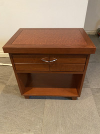 OBO  End Table / Bedside Table, full wood construction