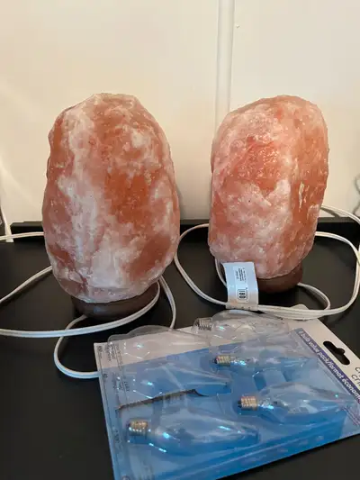 For sale 2 himiliayan salt lamps, View more