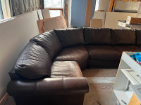 La-Z Boy Leather Sectional Couch