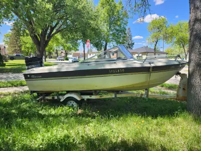 70s AMF Crestliner Needs ignition tumbler, and other small items. Sold as is, where is. 90hp Merc ~...
