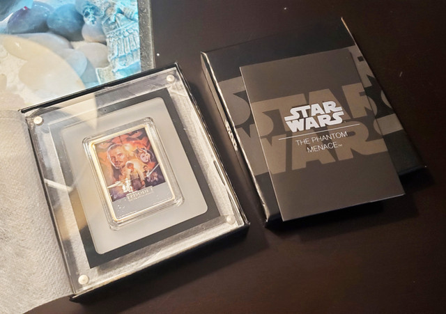 STAR WARS THE PHANTOM MENACE 2018 1 oz Pure Silver Coin in Arts & Collectibles in Mississauga / Peel Region