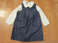 Tommy Hilfiger dress with two different  white shirts size 4t