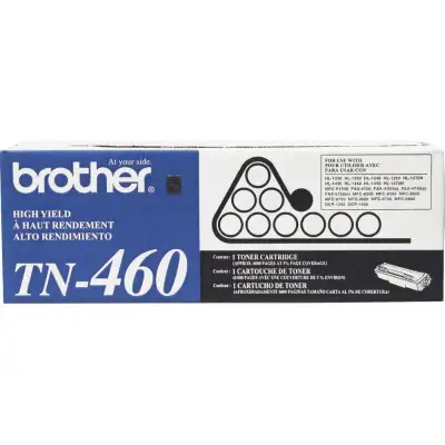 Brother TN460 Black Toner Printer Cartridge High Yield TN-460!, View more