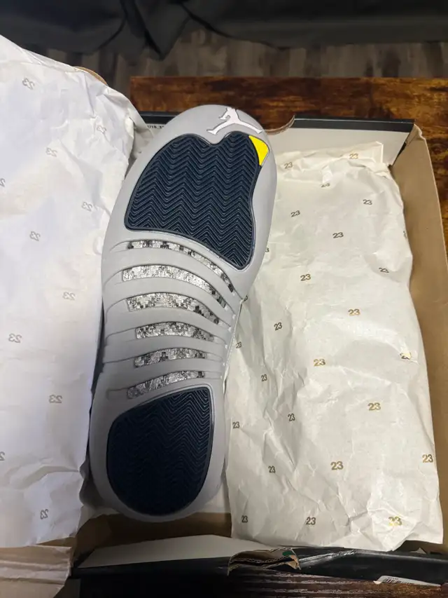Air Jordan 12 “Wolf Grey” – Brand New – Size 9.5 Men in Men's Shoes in Laval / North Shore - Image 8