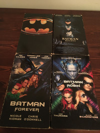 Batman VHS Movie Collection Lot #1