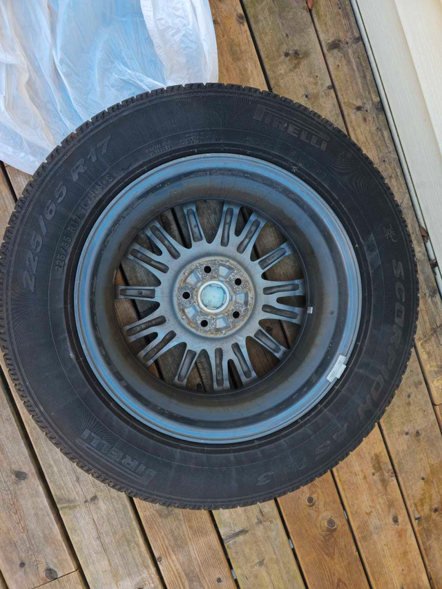 225 65 R17 5x114.3 All season tires with OEM Alloy Wheels in Tires & Rims in Dartmouth - Image 3
