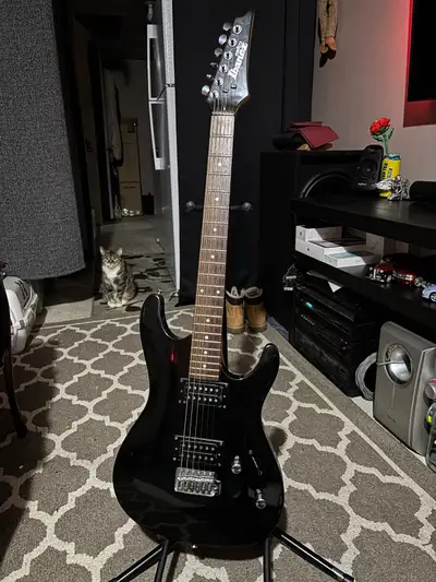 Ibanez Gio GSA20 Electric Guitar Strat Style Black, View more