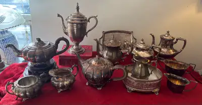 Lots of  Vintage silver plated ( 13 pieces  )for sale -$350 all, View more