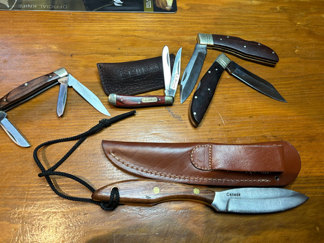 Knife collection Inc Grohmann  in Fishing, Camping & Outdoors in City of Halifax - Image 4