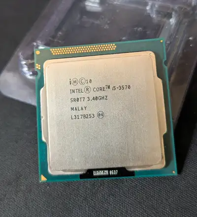 Intel Core i5-3570 LGA1155 CPU 3.4 GHz 4 cores HD2500 video 6MB, View more