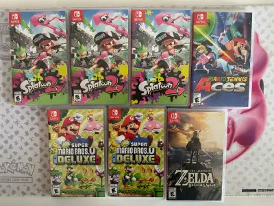 MASSIVE Nintendo Switch Game Lot (Pokemon, Zelda, Mario & more!), View more