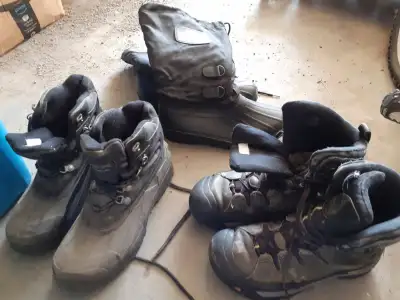 men size 9 or 10 winter boots, construction boots, hiking boots, View more