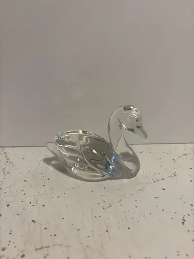 Prince House “Pets” Lead Crystal ~SWAN~, View more