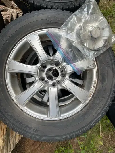 Multi fit rims - came off 2010 Camaro. Has sensors- (hope they still work)