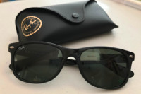 NEW auth RayBan New Wayfarer Classic sunglasses with case