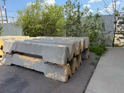10'L x 20" H x 14" W concrete barriers for sale. Only $200.00 each . Buyer must take all. We can del...
