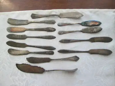there are different varieties of silver plated butter knives, let me know if you look for a certain...