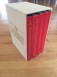The Canadian Encyclopedia 4 Volumes 1988 Excellent Condition Box