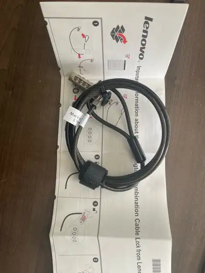 New Kensington Combination Cable Lock from Lenovo Key Details Push-button design for one-hand operat...