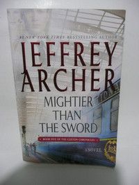 FICTION BOOKS - Jeffery Archer - Mightier than the sword (pbk.)