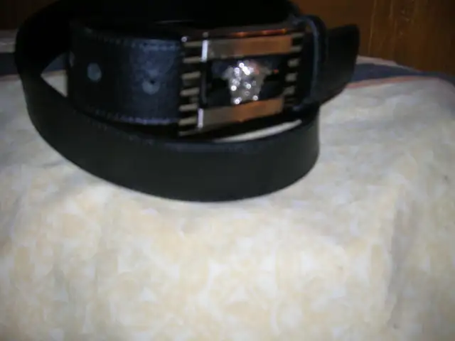 Versace Leather Belt  Made in Italy  Men's63347540019457122