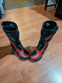 Leather Motorcycle Boots Ducati Racing