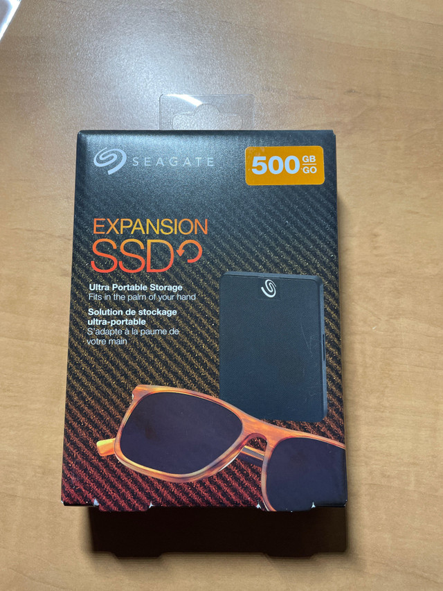 Disque dur SSD ultra portable 500 gb dans Composants de système  à Laval/Rive Nord