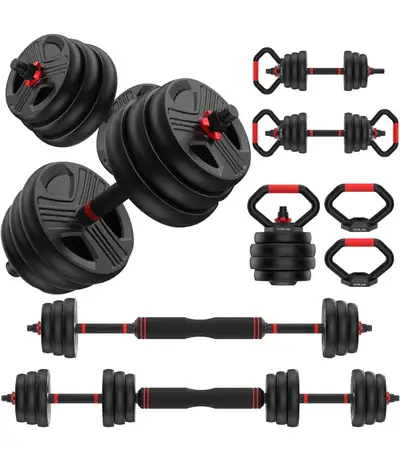 Dumbell barbell weights set new, View more