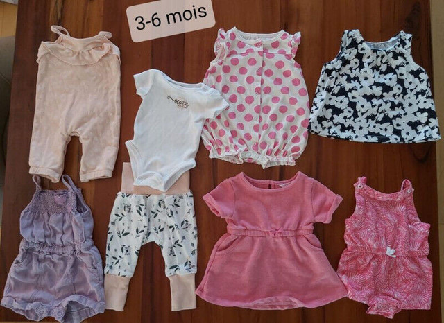 Lot vêtements filles été 3-6 mois dans Vêtements - 3 à 6 mois  à Longueuil/Rive Sud