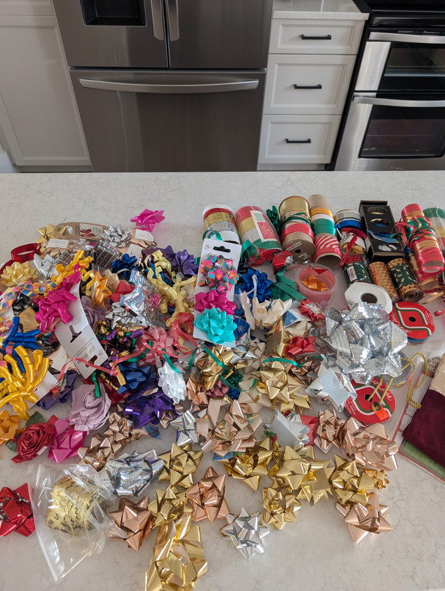 Assorted ribbons and bows - new and used in Other in Charlottetown