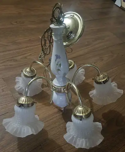 beautiful porcelain light fixture, View more