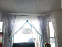 Custom made curtains in New condition for sale 