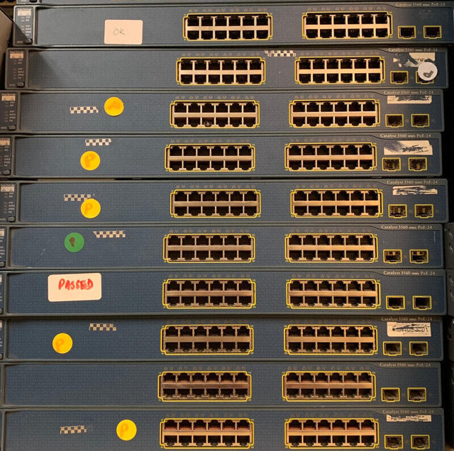 Cisco Switches POE/Non POE IOS 15 3550 3560 3750 2950 3850 9124 in Networking in City of Toronto - Image 4