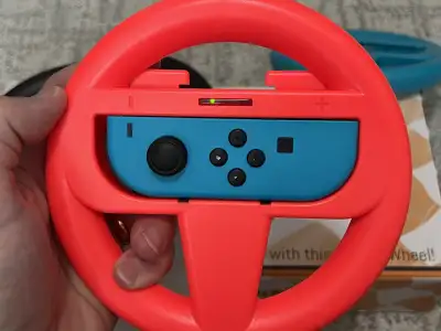 NEW IN BOX!  NINTENDO SWITCH! Orzley Racing Wheel Party Pack, View more