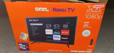 Onn. 32-inch 1080p Roku Smart TV, View more